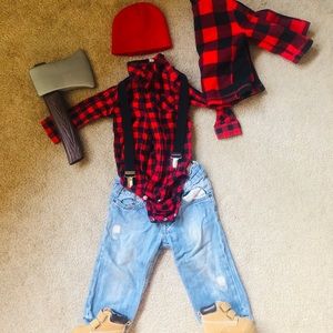 Lumberjack Halloween costume 12 months
